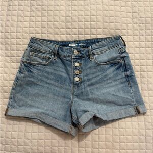 Old Navy High Rise Secret Slim Pocket Jean Shorts